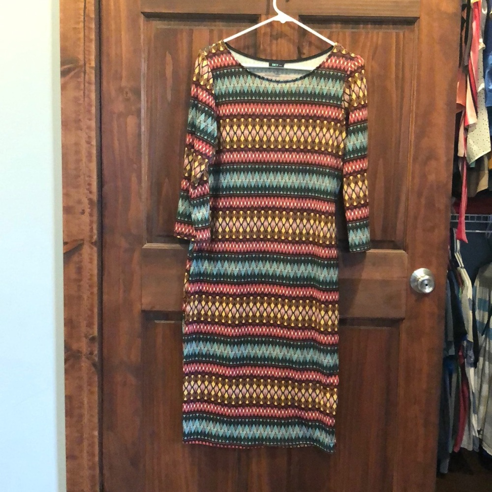 3/4 sleeve dress